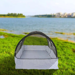 Foldable Camping Tent Pop Up Mesh Single Person Tent Portable Mesh Screen Room Canopy Sun Shelter Outdoor Anti-mosquito net Tent