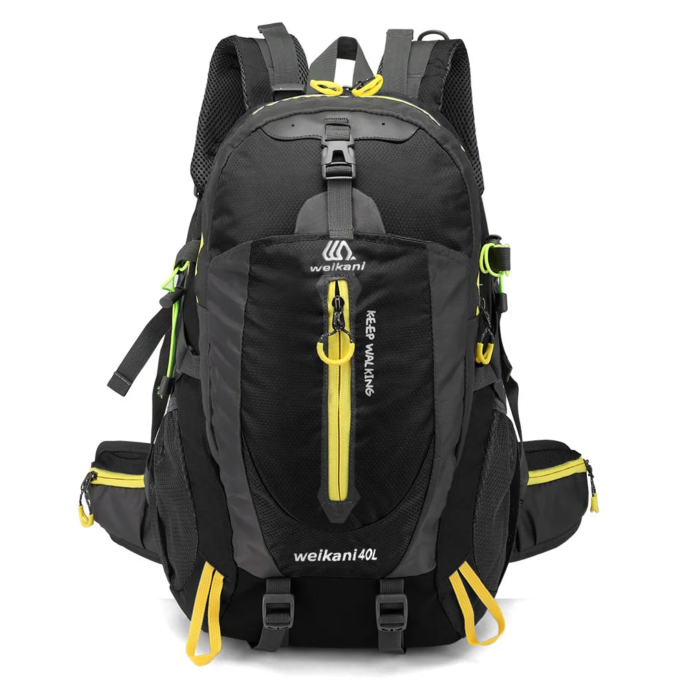 YIXIN Waterproof Climbing Backpack Rucksack 40LOutdoor Sports Bag Travel Backpack Camping Hiking Backpack Women Trekking Bag Men