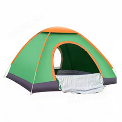 Outdoor Camping Tent Double Door Without Windows Fully Automatic Portable Folding Camping Tent